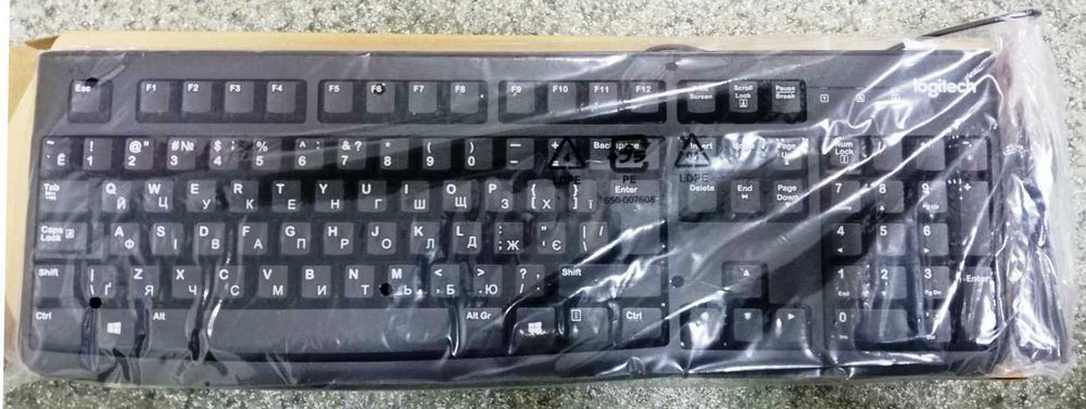 Logitech K120 USB UKR (920-002643) - НОВА.
