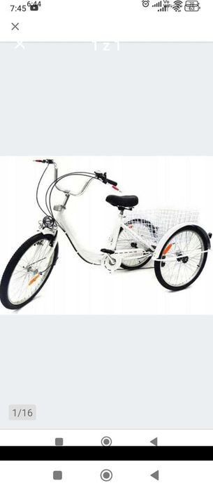 Rower rehabilitacyjny 3 kolowy Nowy