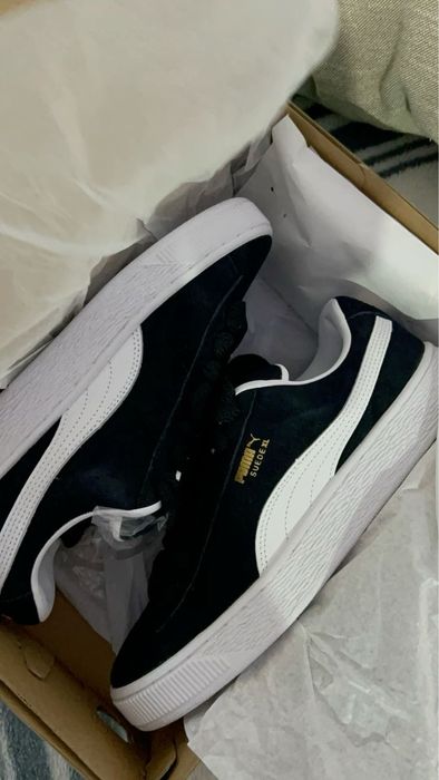 Нові Puma Suede XL – розмір 42, замша, чорні, оригінал