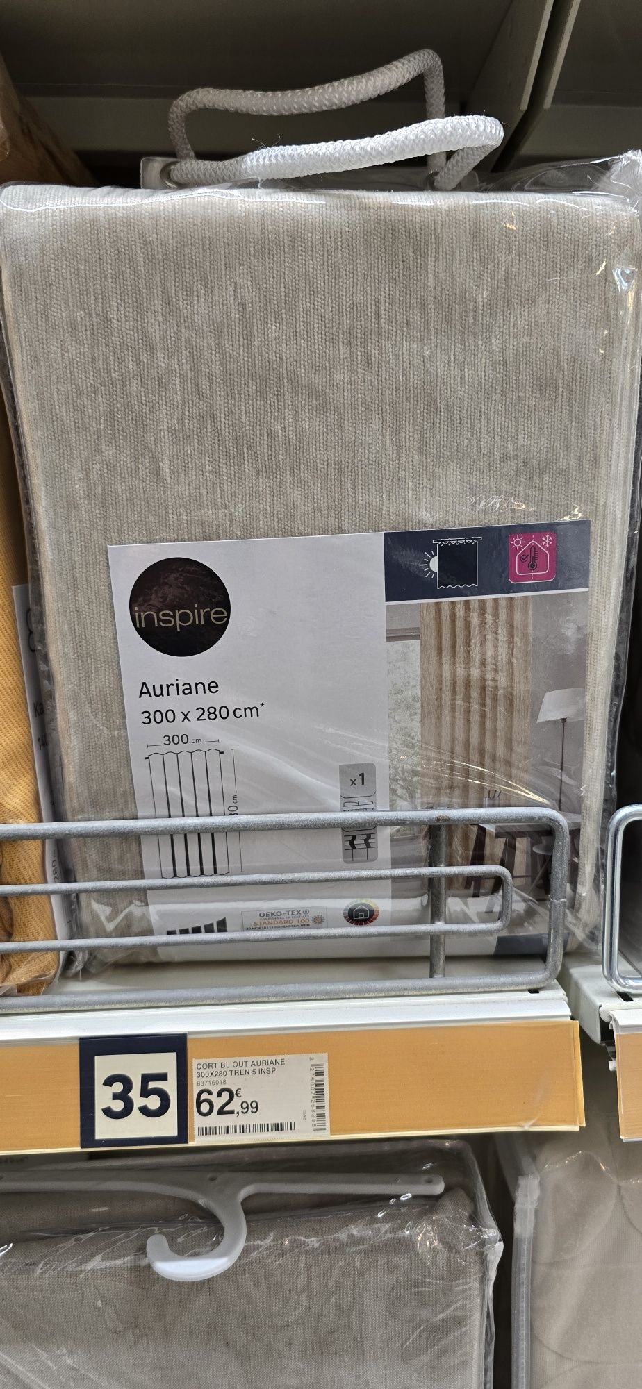 Cortinado Blackout beje