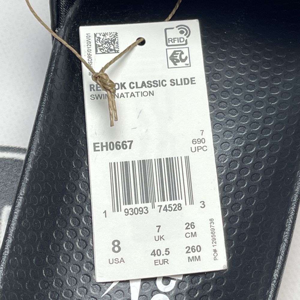 ОРИГІНАЛ Чоловічі Тапочки Reebok 40.5 з США