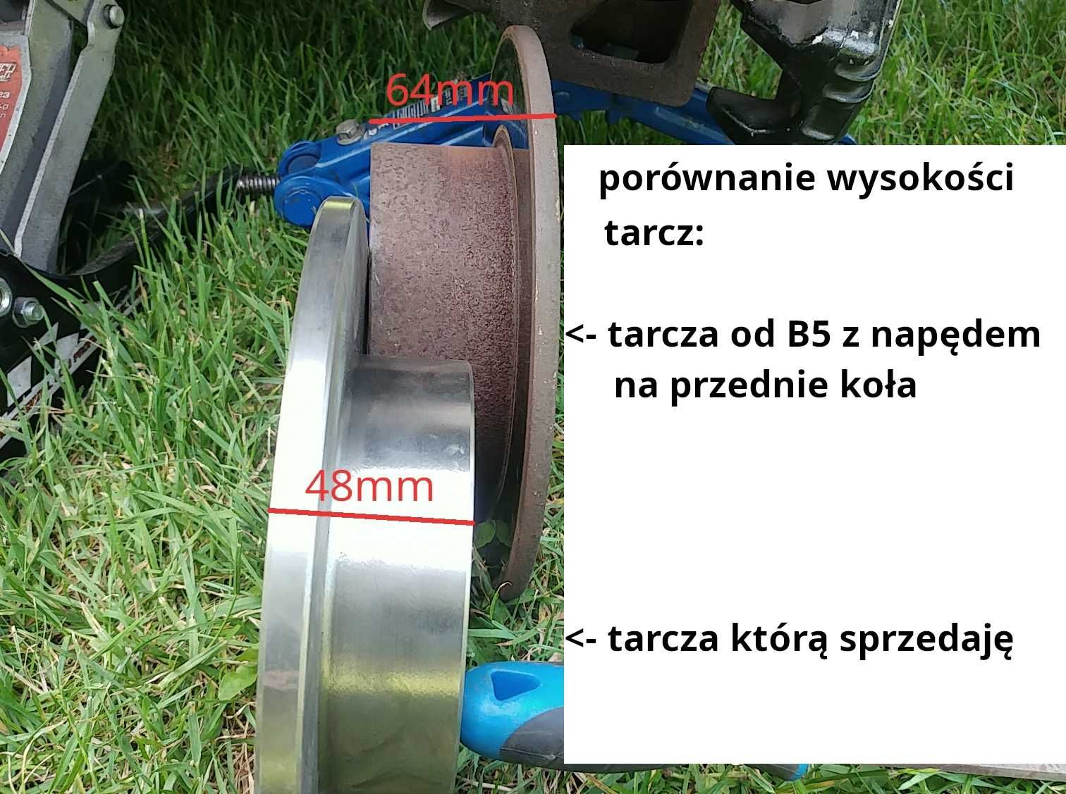 Tarcze hamulcowe tył 245mm/48mm- Passat B5 4motion / Audi A4 B5 Qattro