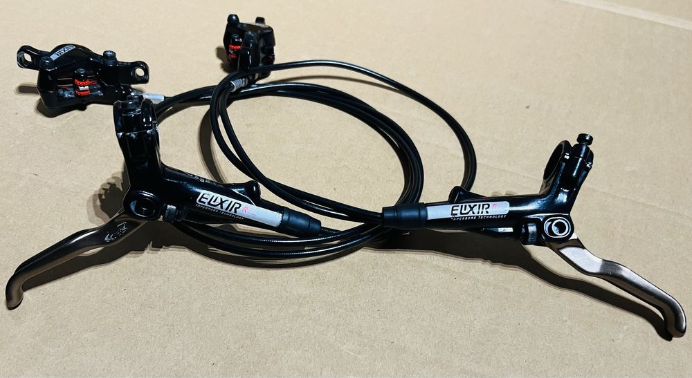 Hamulce hydrauliczne tarczowe AVID ELIXIR R SL Klamki Zaciski 77/152cm
