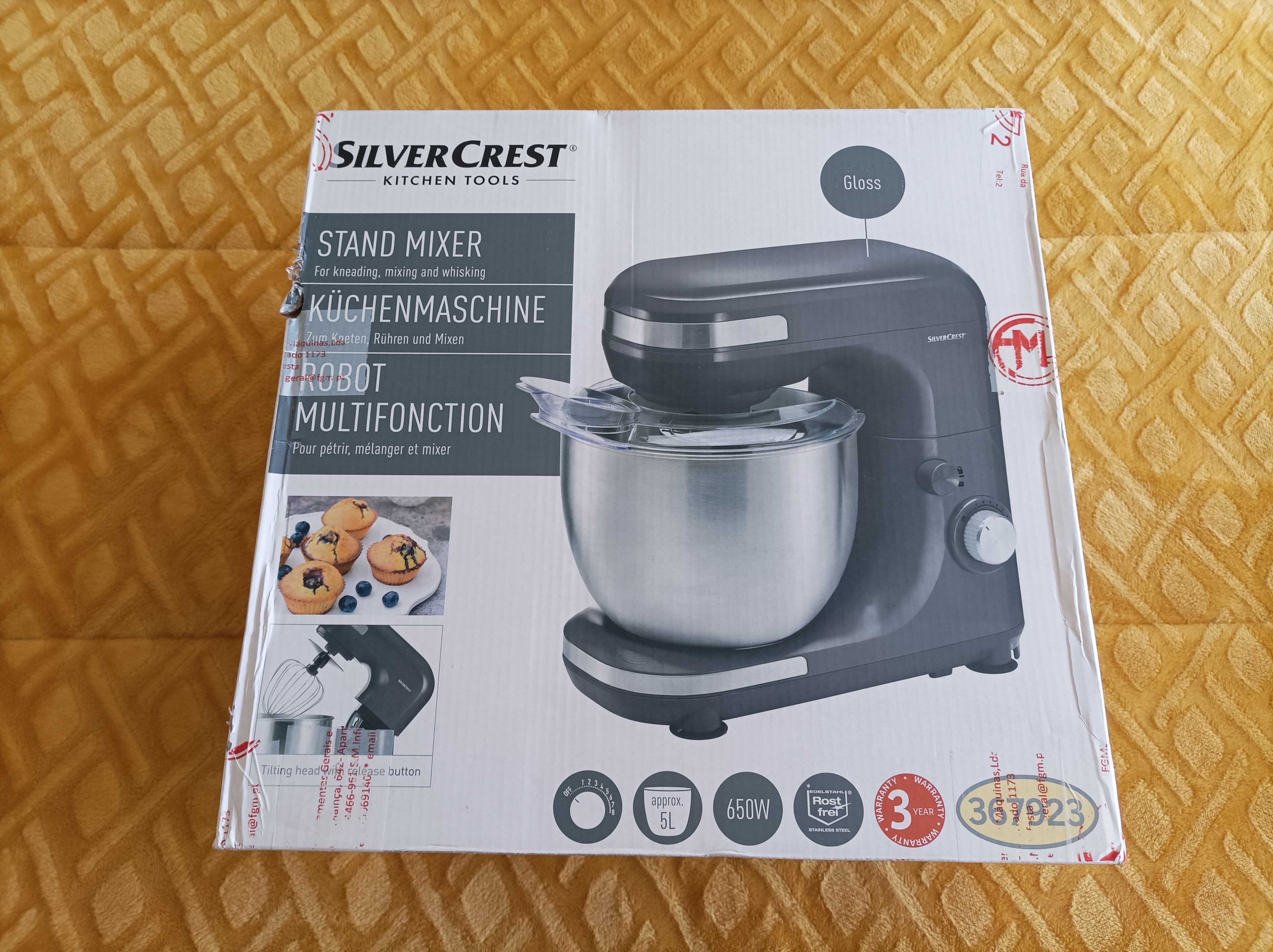 Batedeira/robot cozinha Silvercrest | Nova
