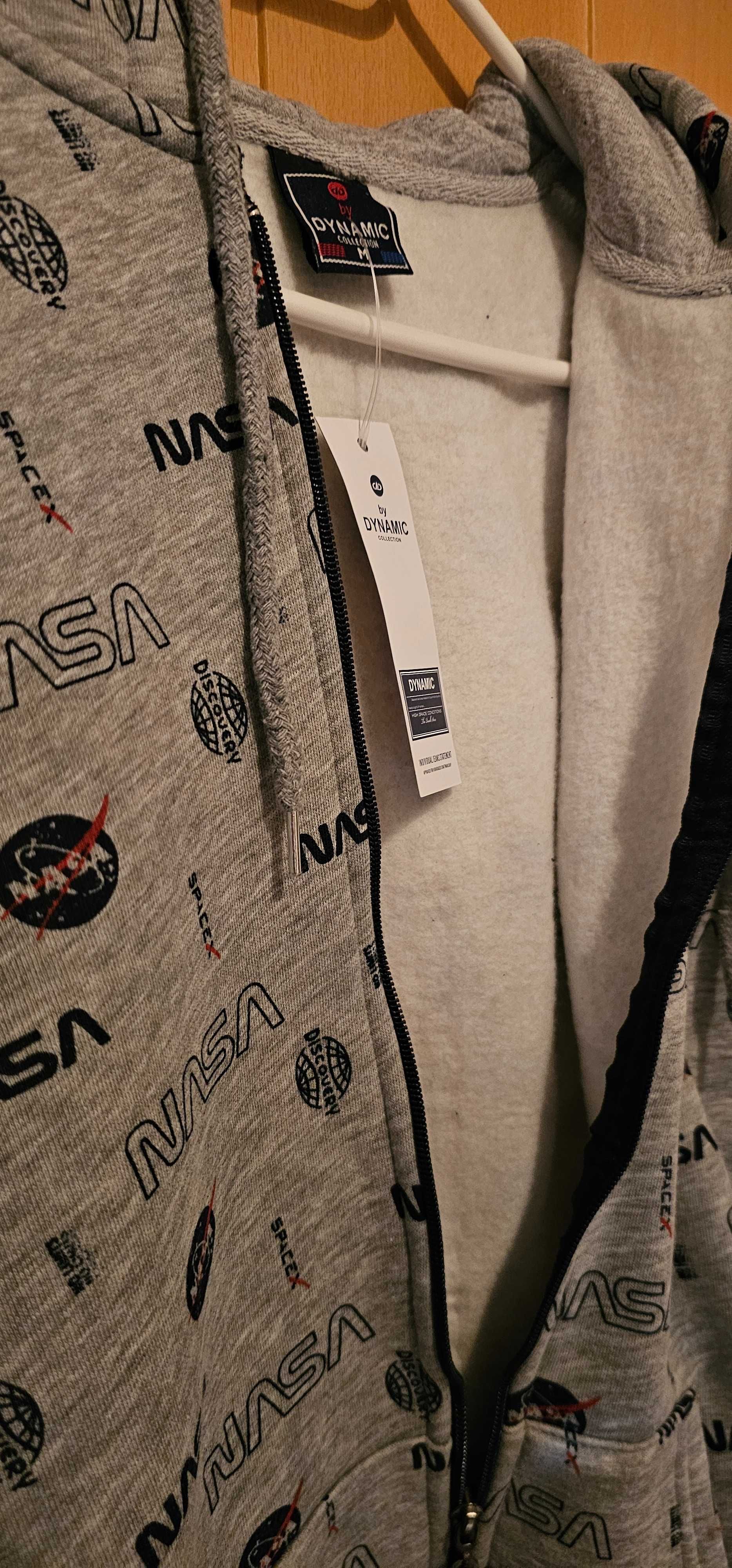Bluza męska - szara - napis NASA