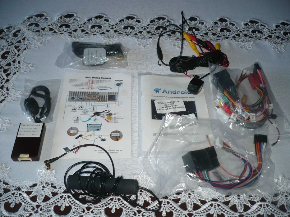 Radio Android do Renault Captur z CD,Navi,Kam.USB.