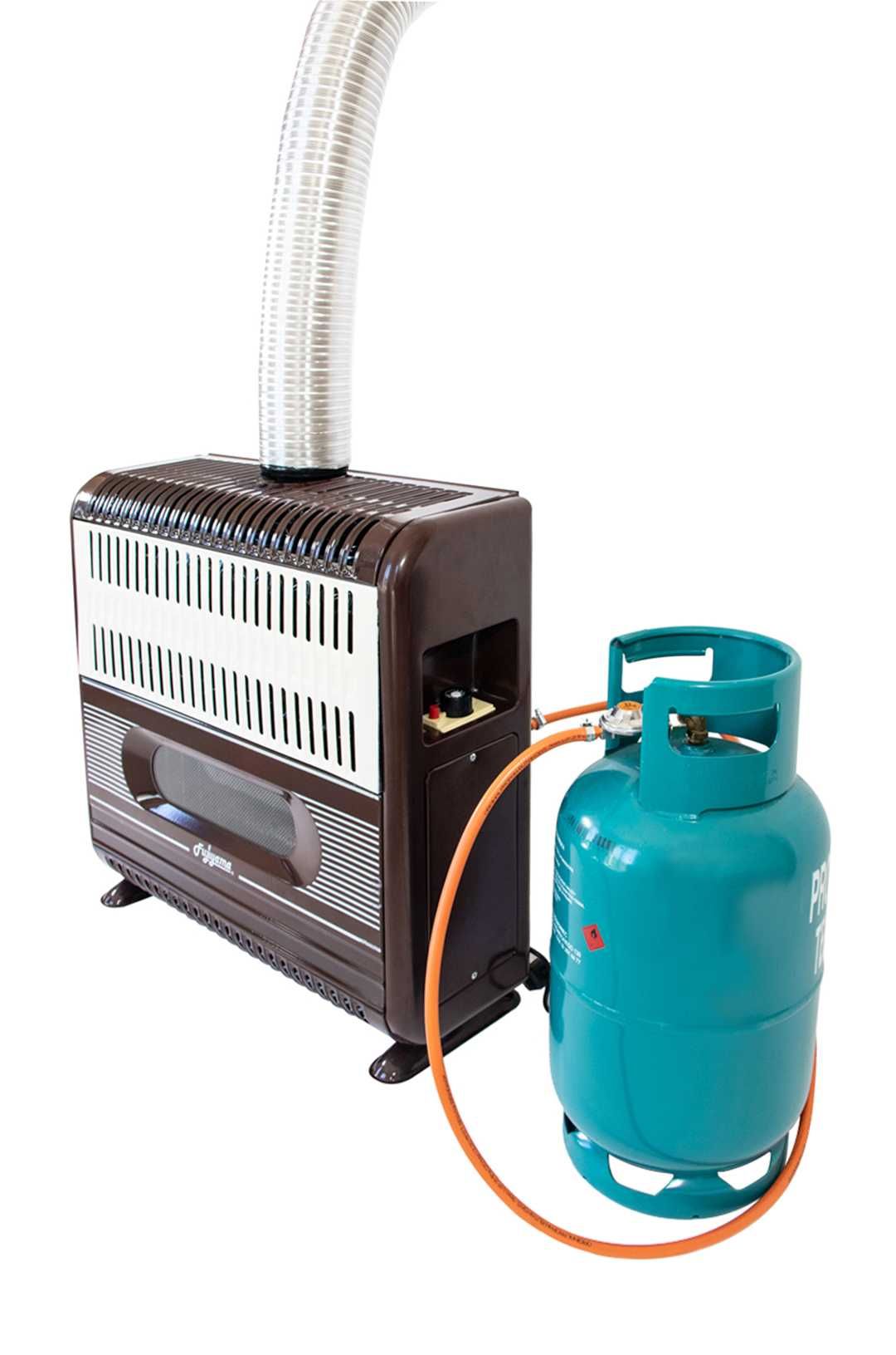 Ogrzewacz gazowy 12 kW z wentylatorem piecyk z wyrzutem spalin