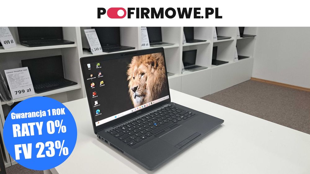 Wydajny Dell Latitude 5401 i5-9gen 16GB 256SSD nVidia IPS Dotyk Kl. A