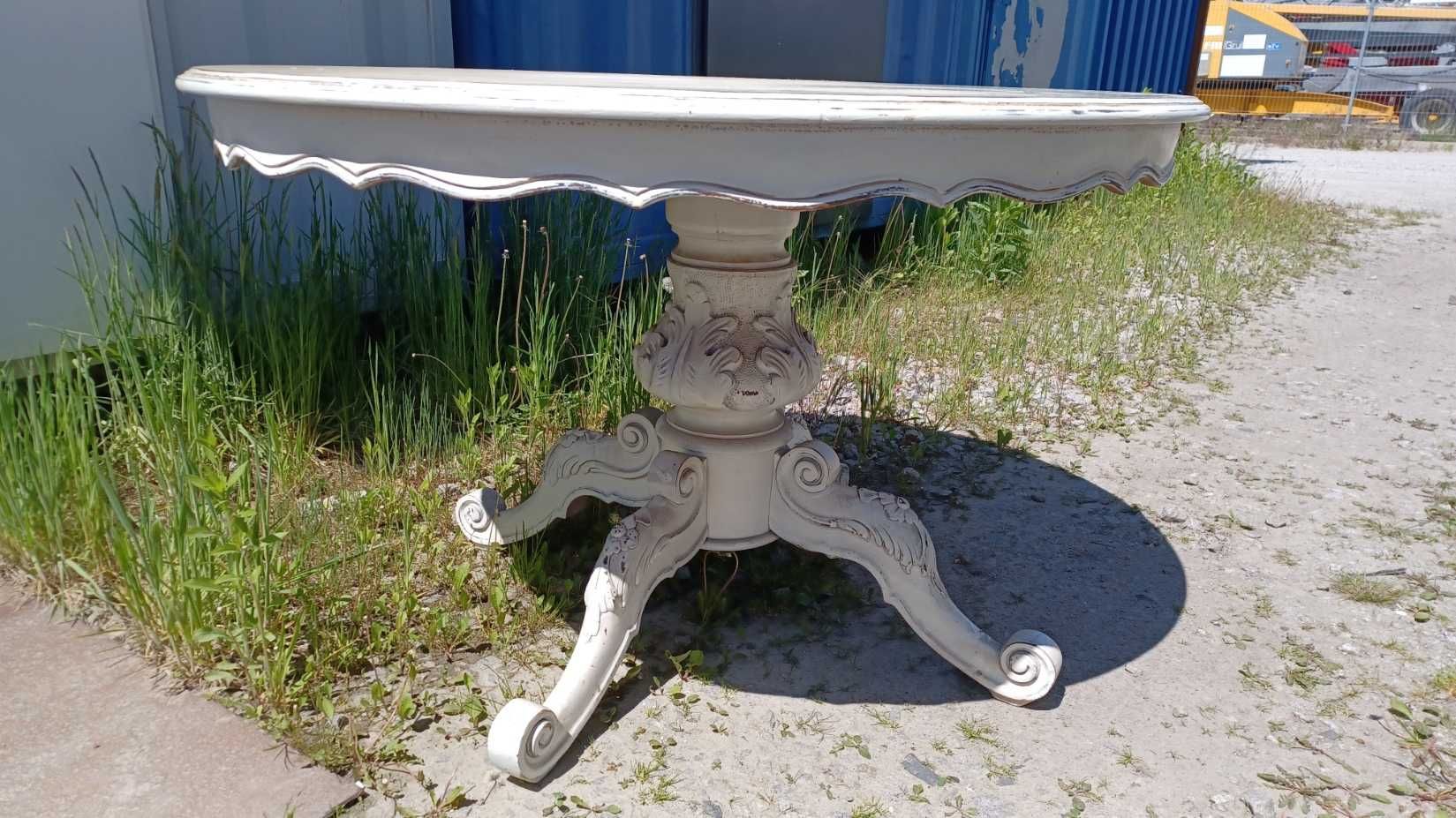 Stół drewniany okrągły