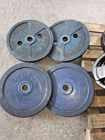 Obciążenia olimpijskie 450mm fi51 wymiar zawodniczy cienkie 80kg