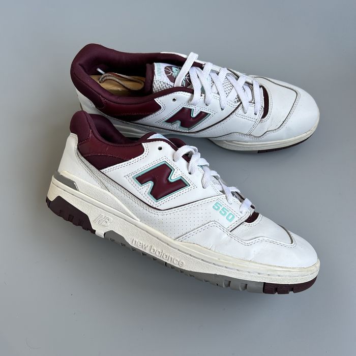 Чоловічі кросівки New Balance 550 оригінал 45р шкіра білі нб 9060 1906