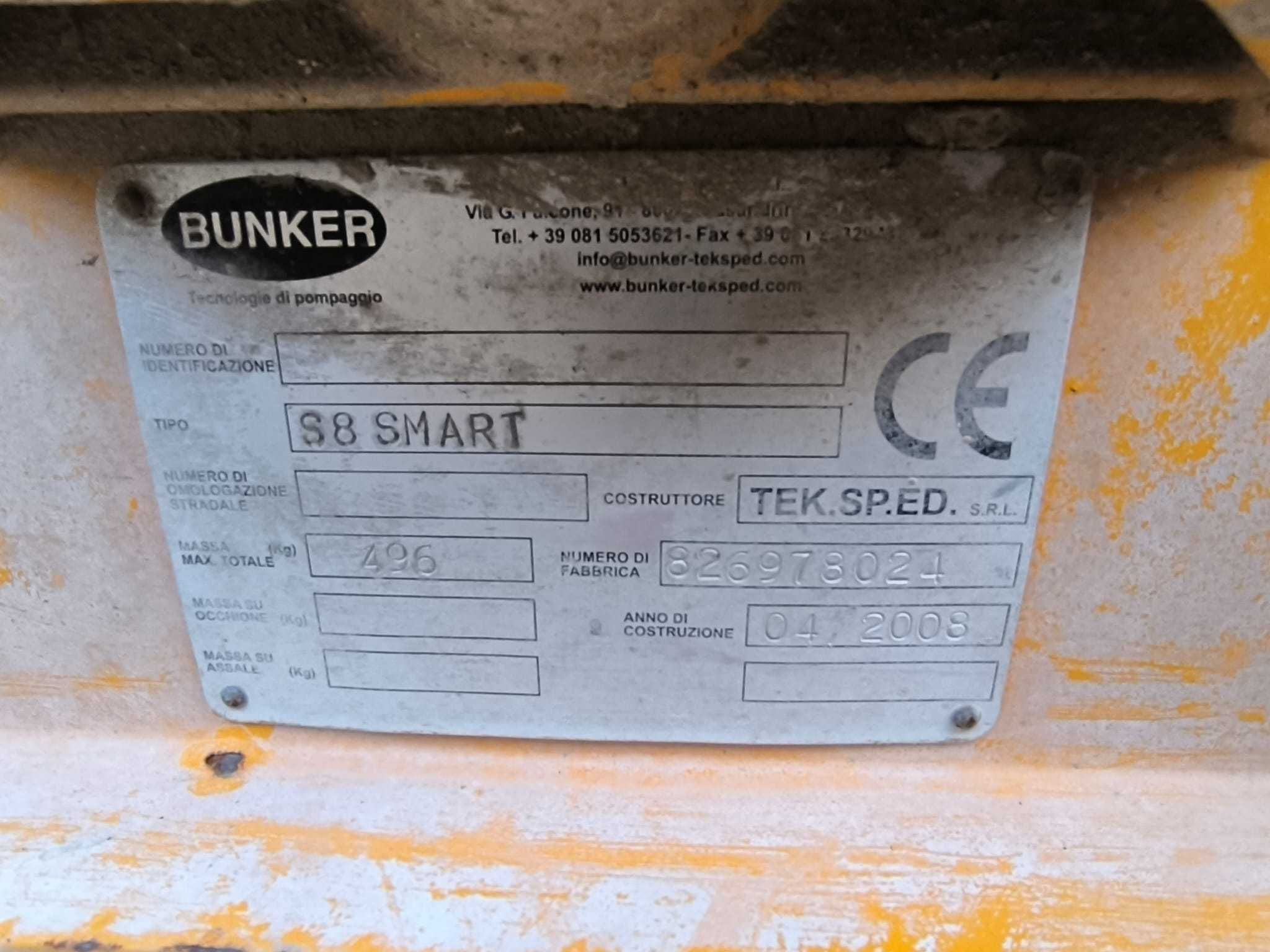 Máquina de projetar betão S8 Smart BUNKER Teksped de 2008