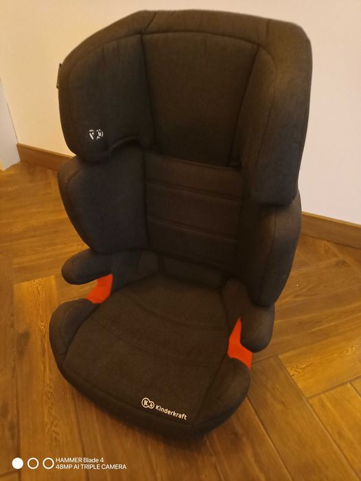 Fotelik samochodowy Kinderkraft Junior Fix 15-36kg + Isofix - jak nowy