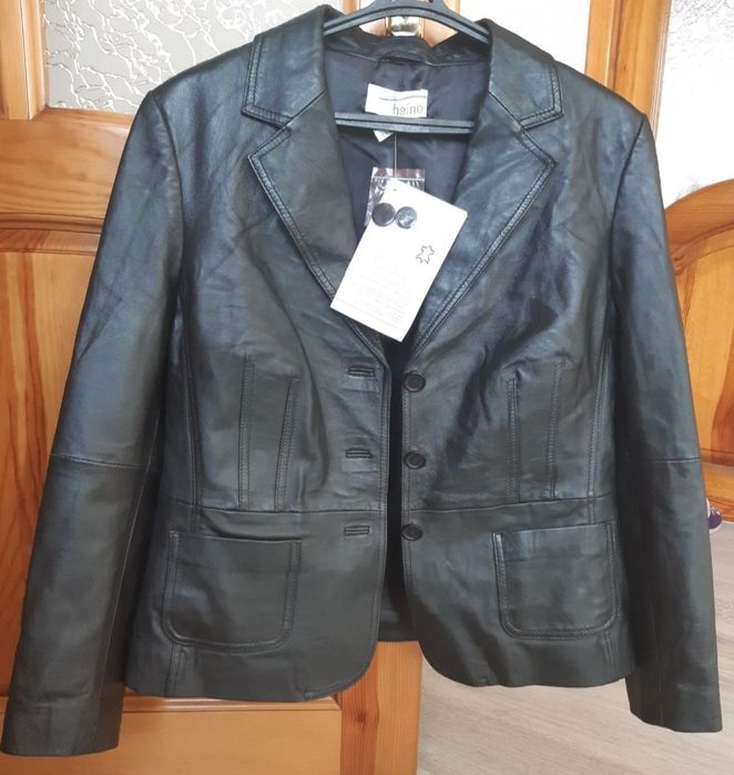 Куртка жіноча ,,heine",нова, із натуральної шкіри