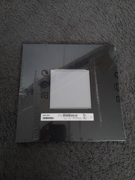 Ikea duża czarna ramka rama lustro.