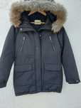 Kurtka zimowa damska parka z kapturem XS/S