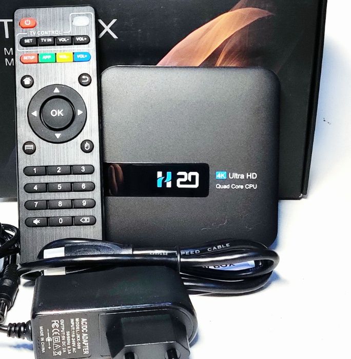 Smart TV BOX H20 2/16Gb Android 10 X96 H96 A95 Tanix max Смарт