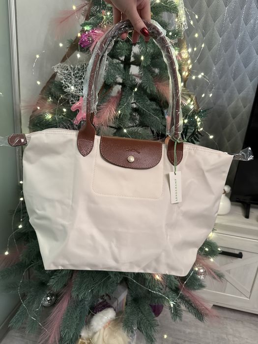 Сумка Longchamp le pliege розмір L в кольорах тренд 2025 для навчання