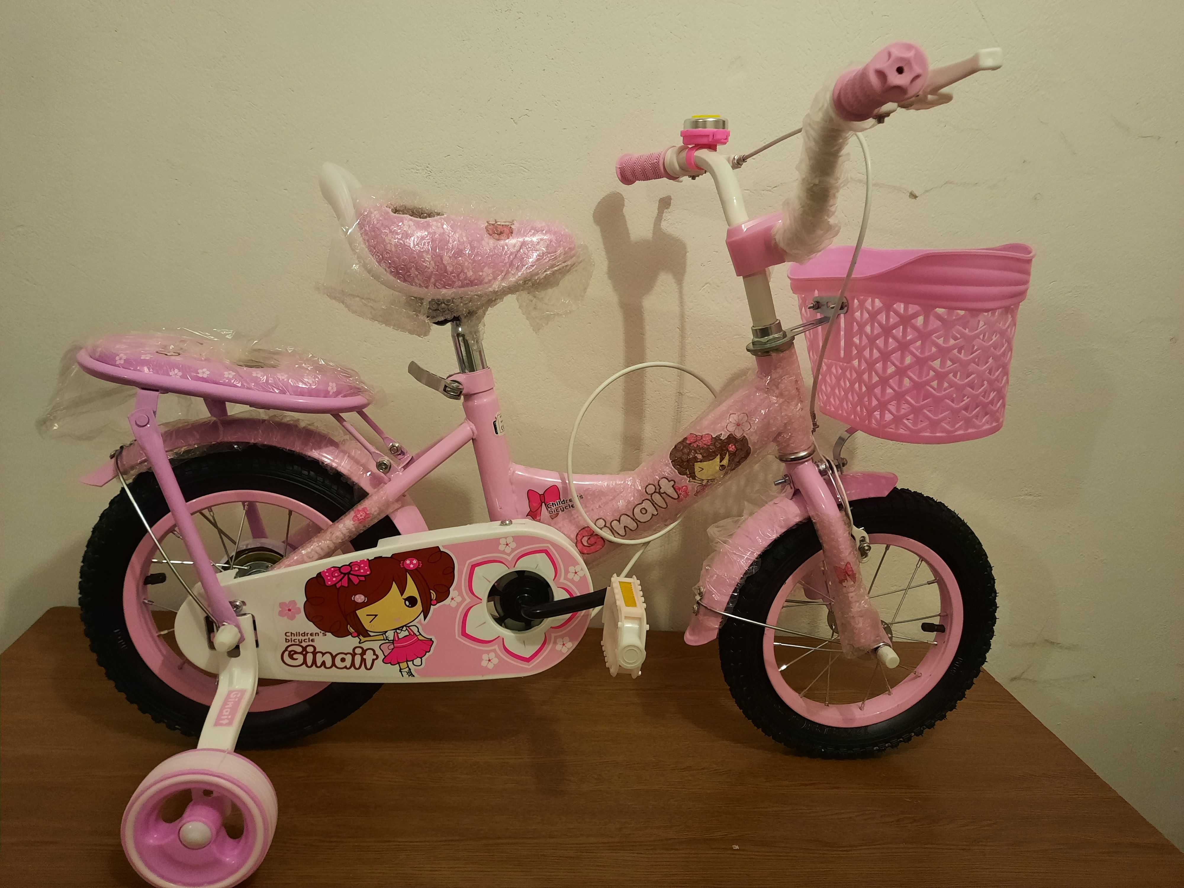 Rowerek dziecięcy 12 cali NOWY różowy rower dla dziewczynki
