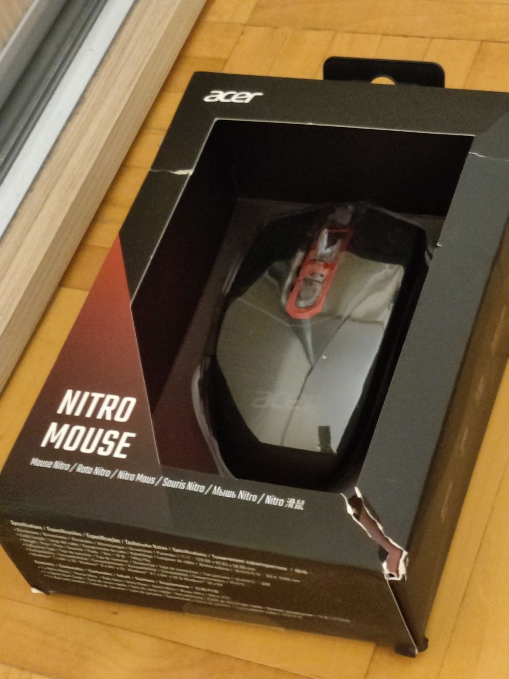 Acer Nitro Gaming Mouse myszka przewodowa nieużywana