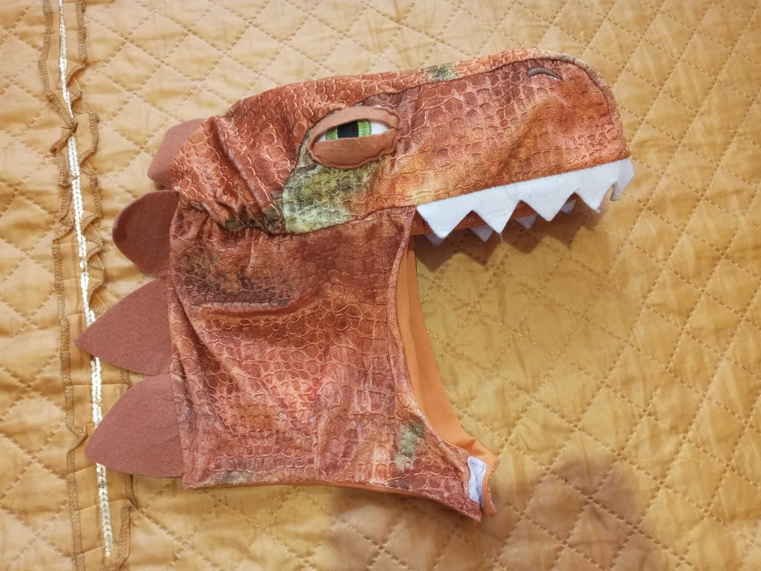 Шапка маска динозавра тиранозавр Ті рекс T-Rex