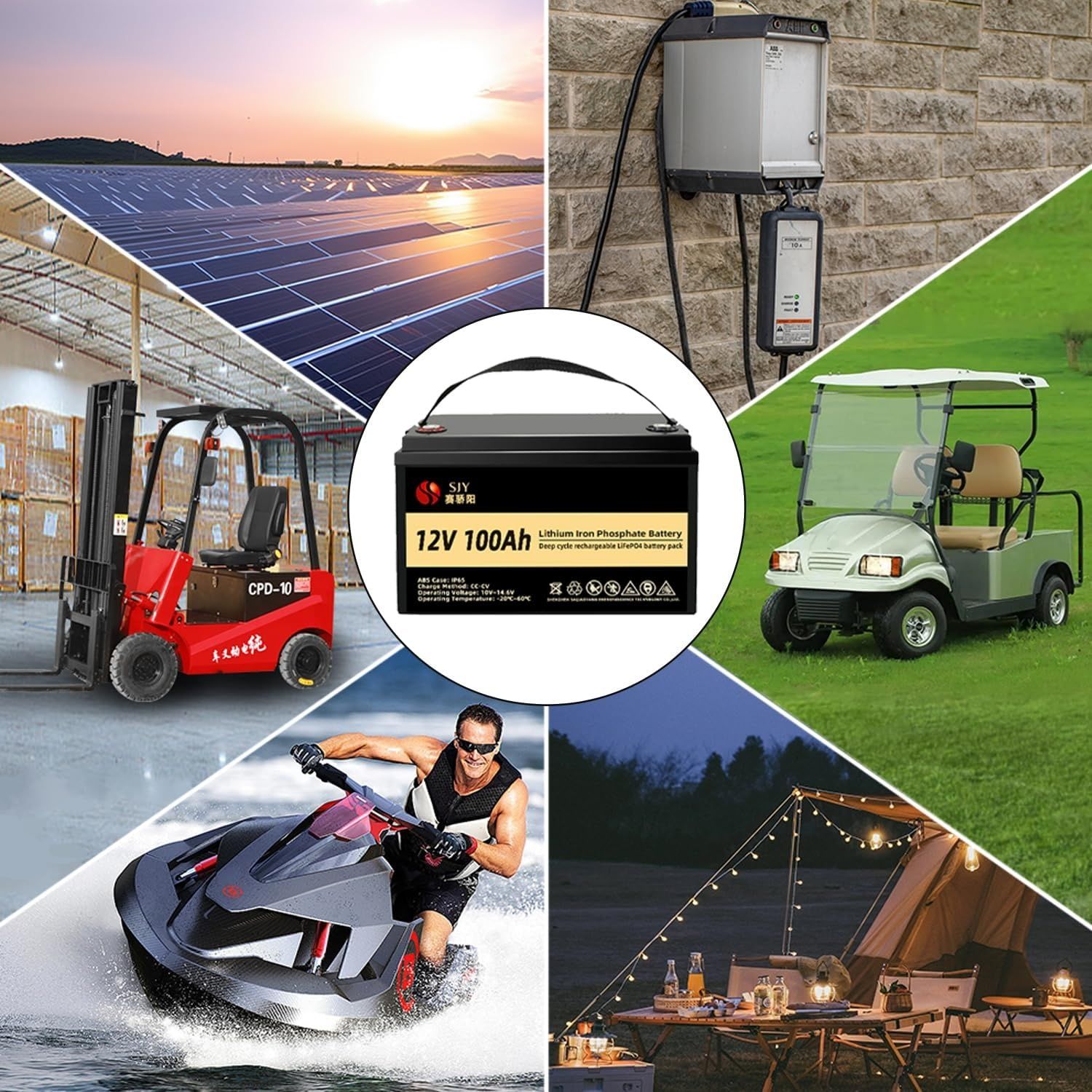 Nowy akumulator LiFePo4 12V BMS 100A 100Ah Bluetooth Smart SUPER CENA