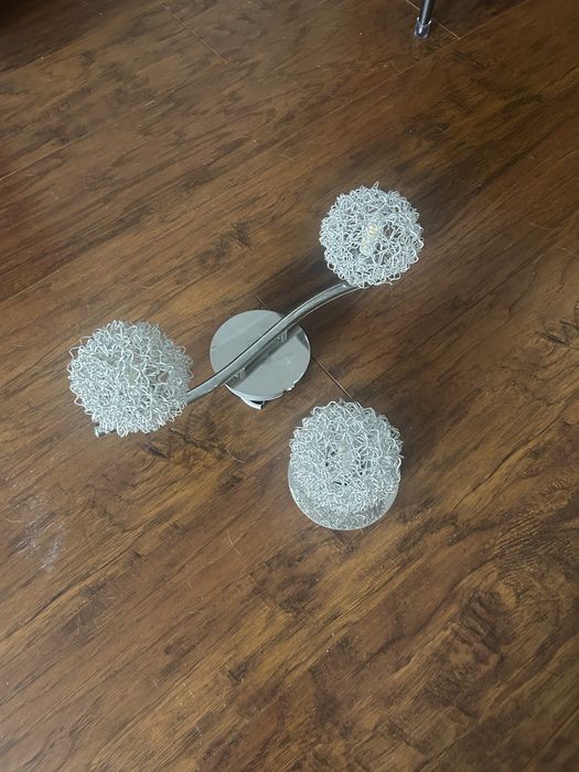 Lampa sufitowa z kinkietem