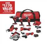 Zestaw Narzędzi Milwaukee 18V 7w1 + Akumulatory + Ładowarka + Torba
