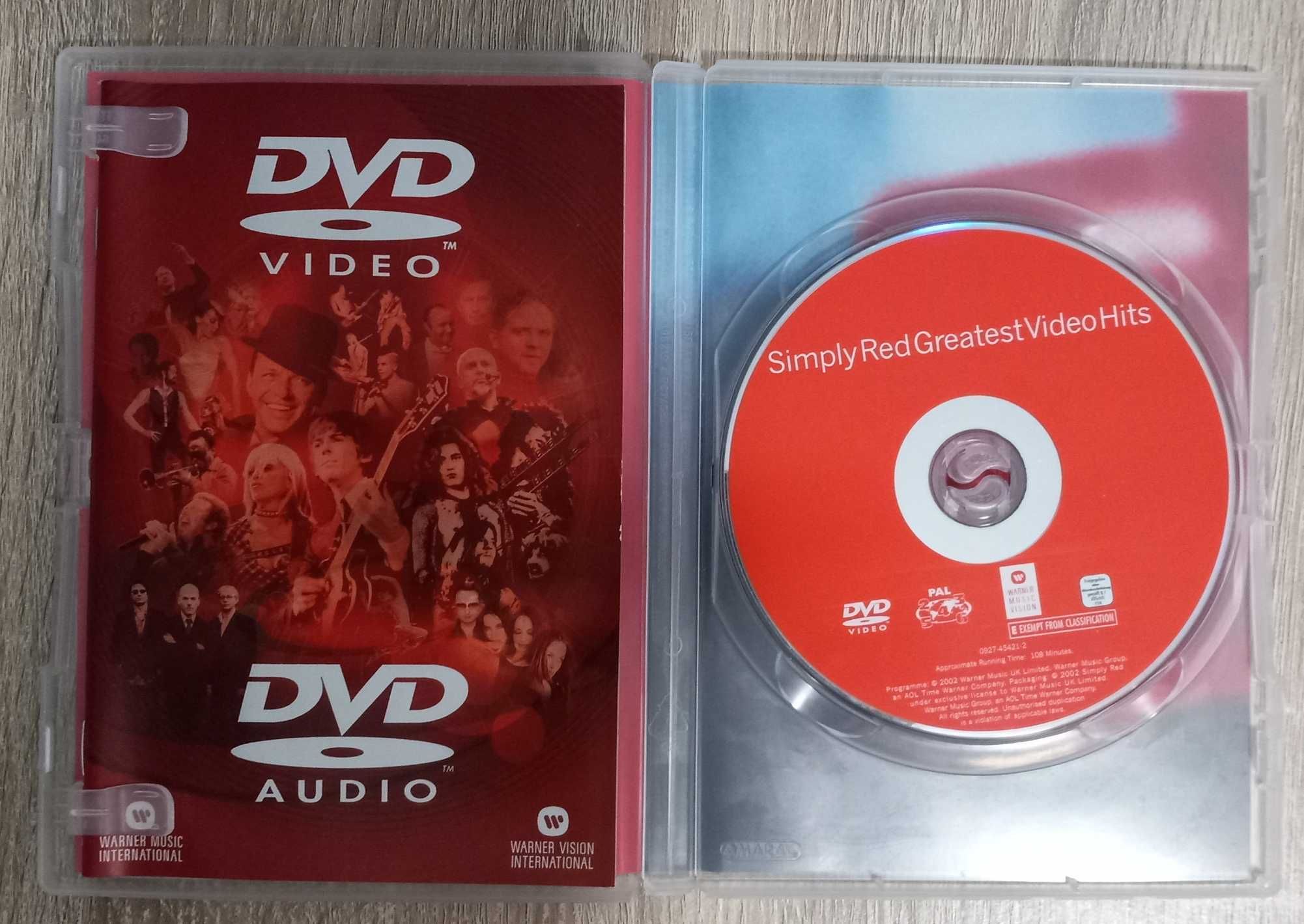 DVDs de concertos (Simply Red e Carlos do Carmo)