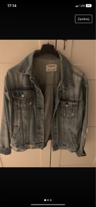 kurtka jeansowa pull&bear