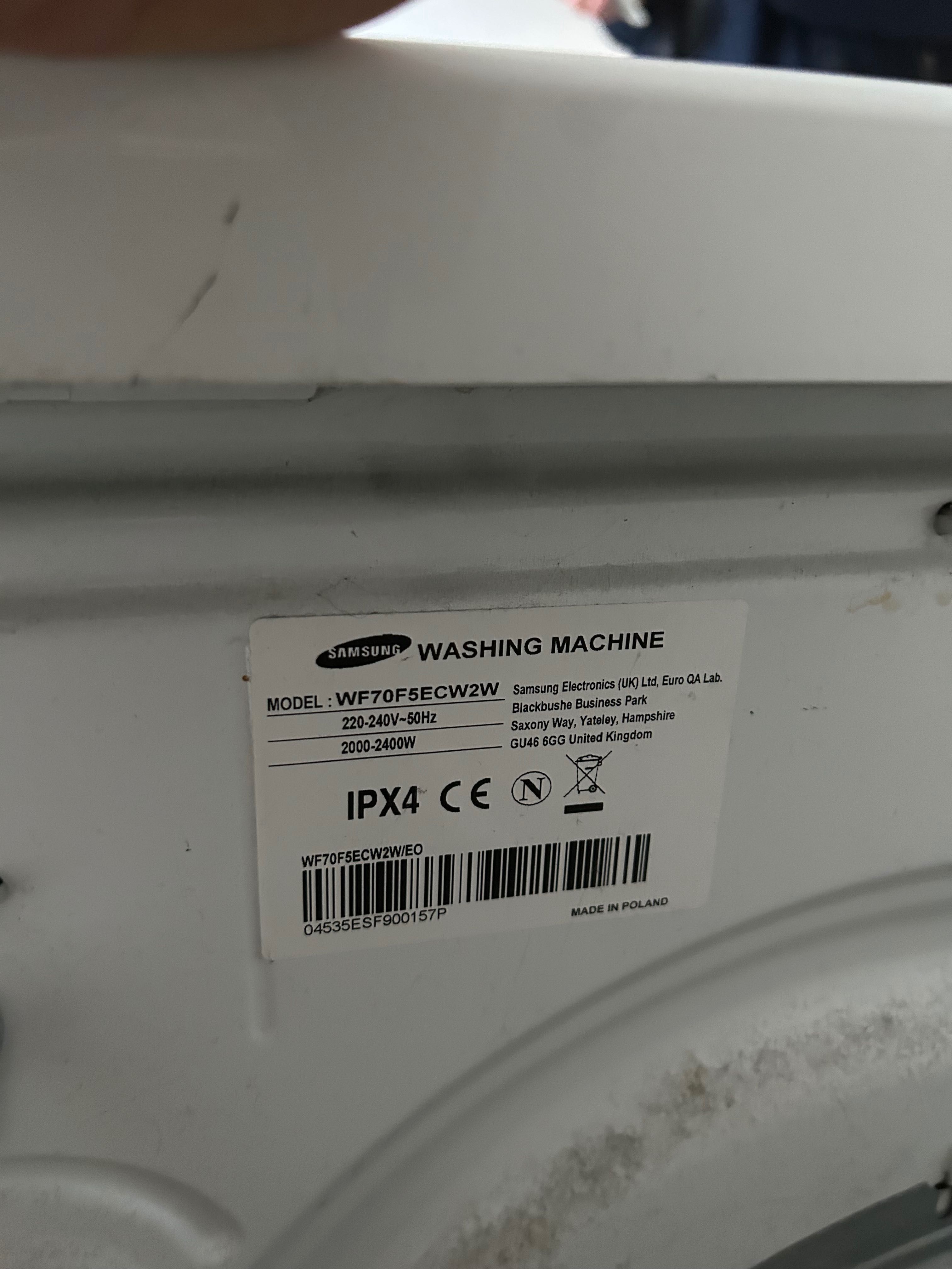 Pralka samsung na części
