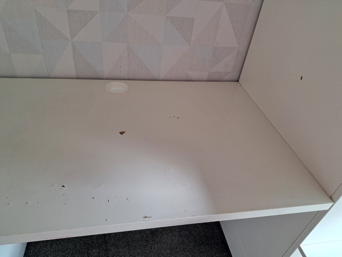 Łóżko piętrowe z biurkiem Ikea SMASTAD