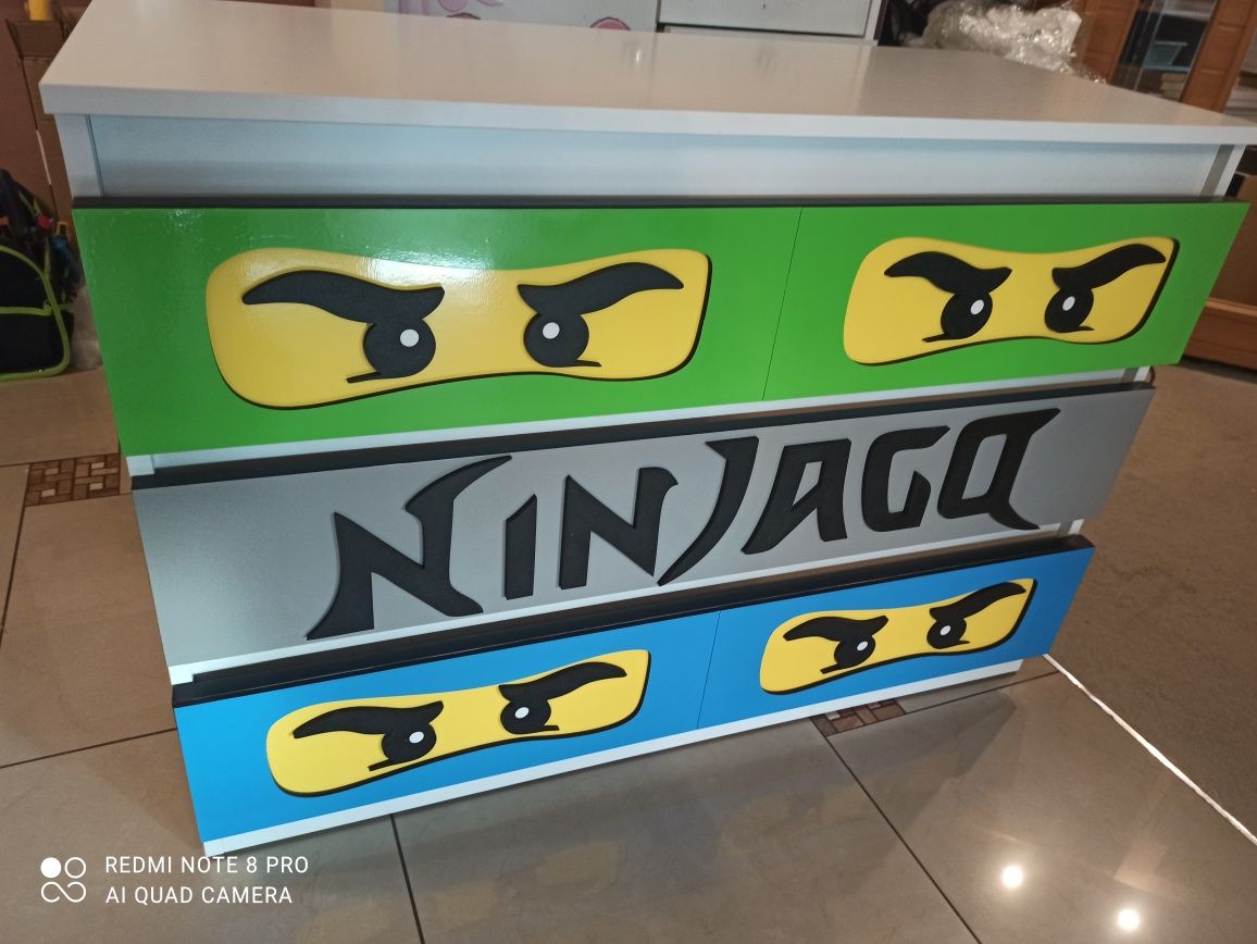 Komoda dla dziecka chłopca Lego Ninjago 100cm RATY