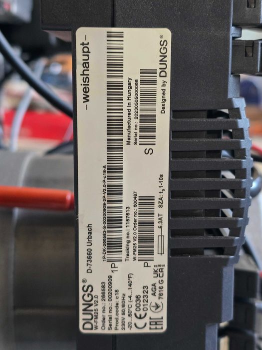 Weishaupt WG 40 ZM-LN 80-550kW palnik gazowy modulowany/2st. 2023 rok