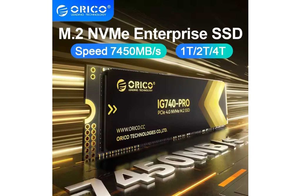 SSD Disk ORICO IG740-Pro 1TB NVMe 2280 PCIe4x4 7400MB/s