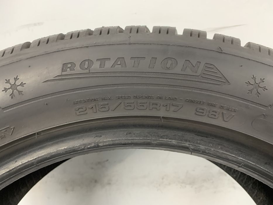 4x 215/55/17 Dunlop WinterSport5 / 2020r 8,5mm / GWARANCJA