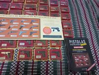 Coleção 54 replicas pistolas escala 1: 2.5