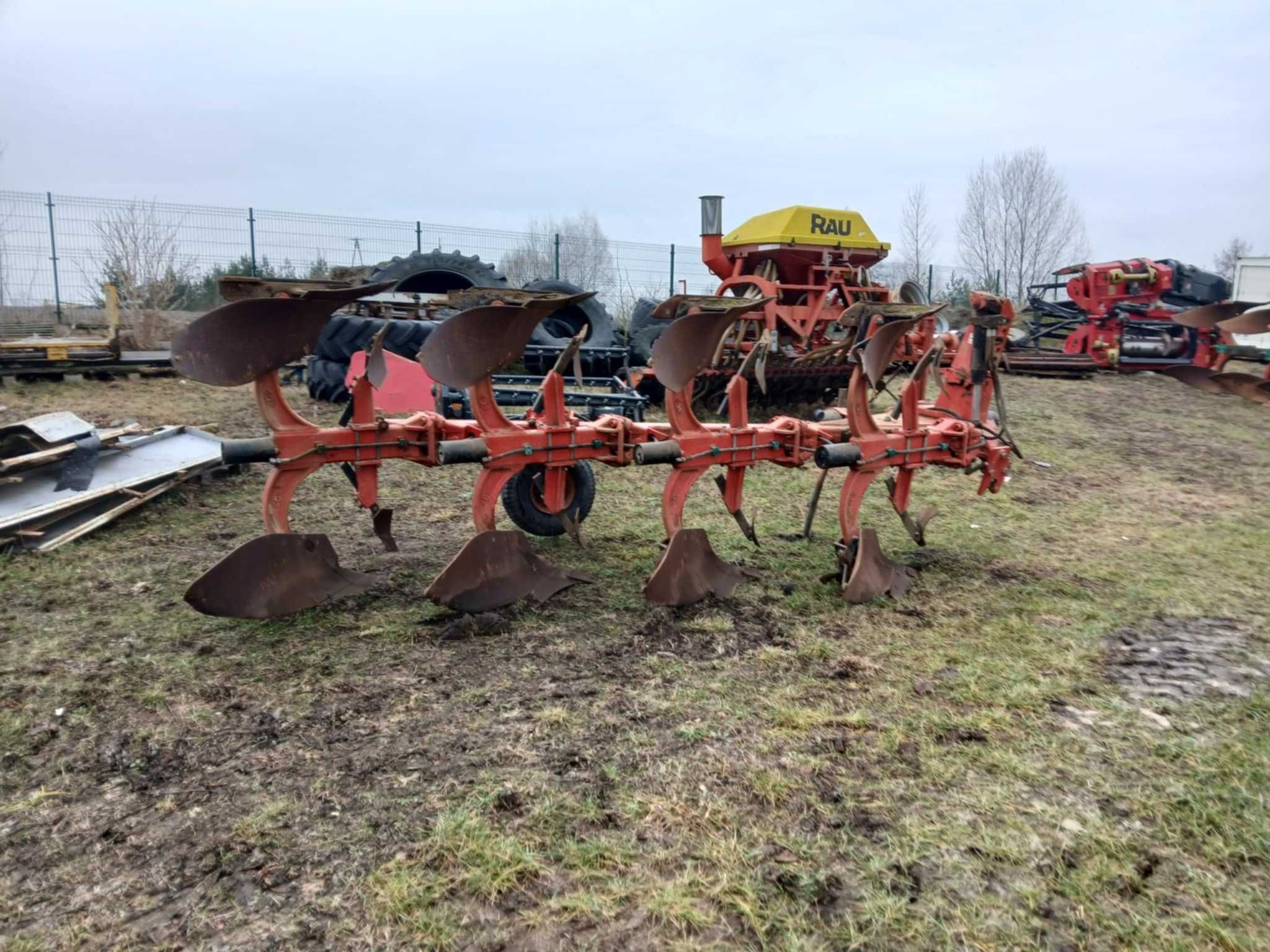 Pług obrotowy kverneland non stop resor 4 skibowy 5 obrotowy z zachodu