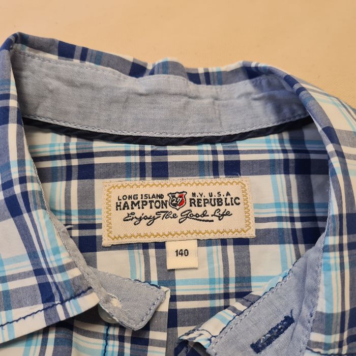 Koszula w kratę Long Island rozm 140