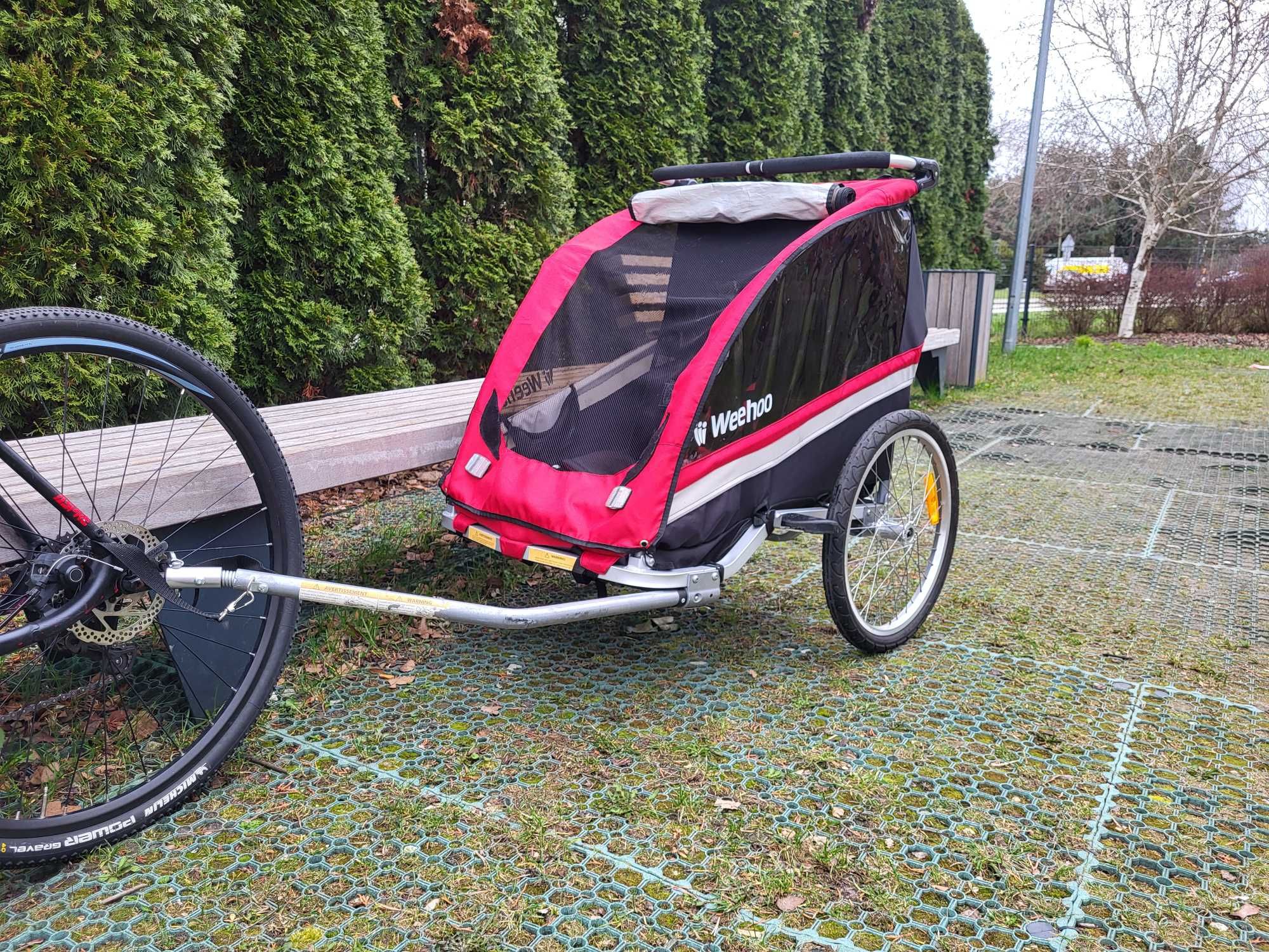 przyczepka rowerowa wózek biegowy Weehoo wee-go