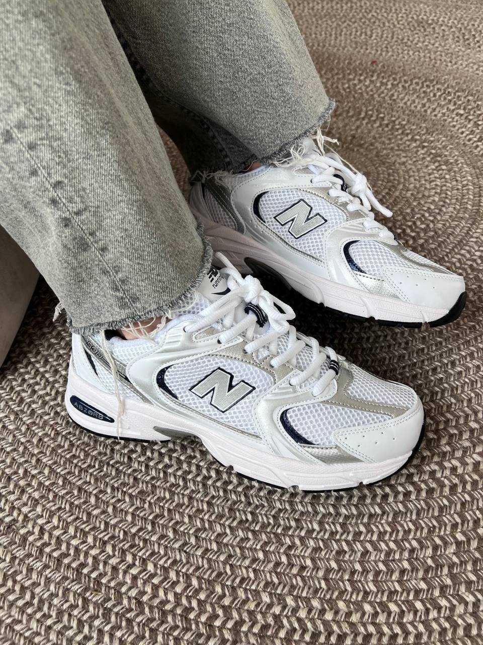 Кросівки New Balance 530 сріблясті (37-45) чоловічі жіночі Нью Баленс