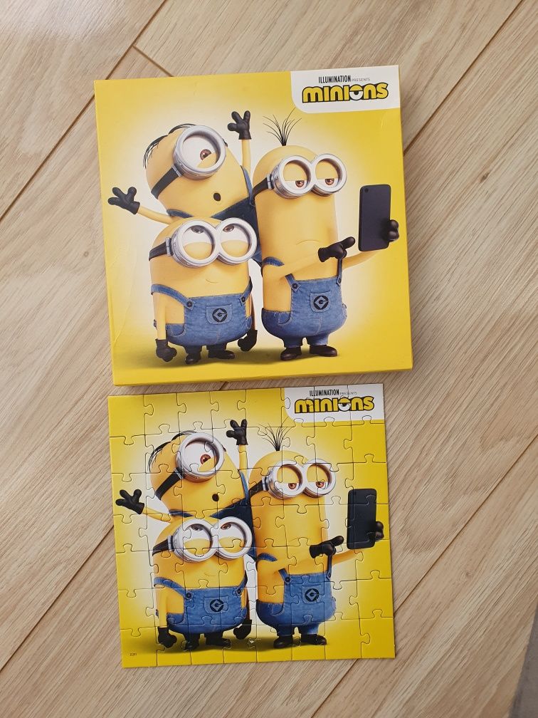 Puzzle 4+ Strażak Sam, Zygzak McQueen,  Minionki