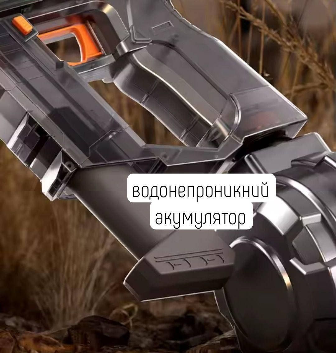 Водяной пистолет узи UZI с зарядкой, и светодиодами