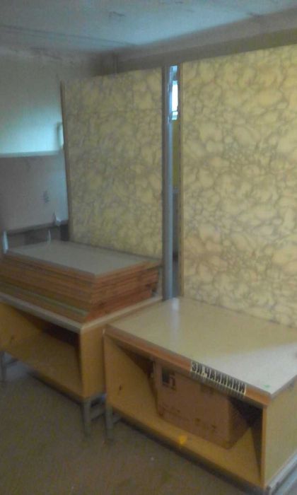 Витрина горки стеллажи СССР. Офисная мебель.