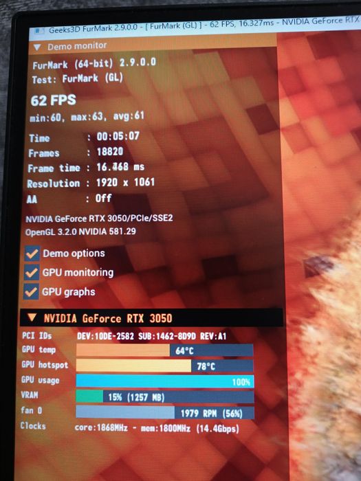 RTX 3050 8 GB в идеальном состоянии