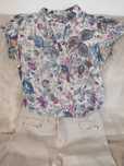 Blusa E calças em tons azul /cinza, no Sfera