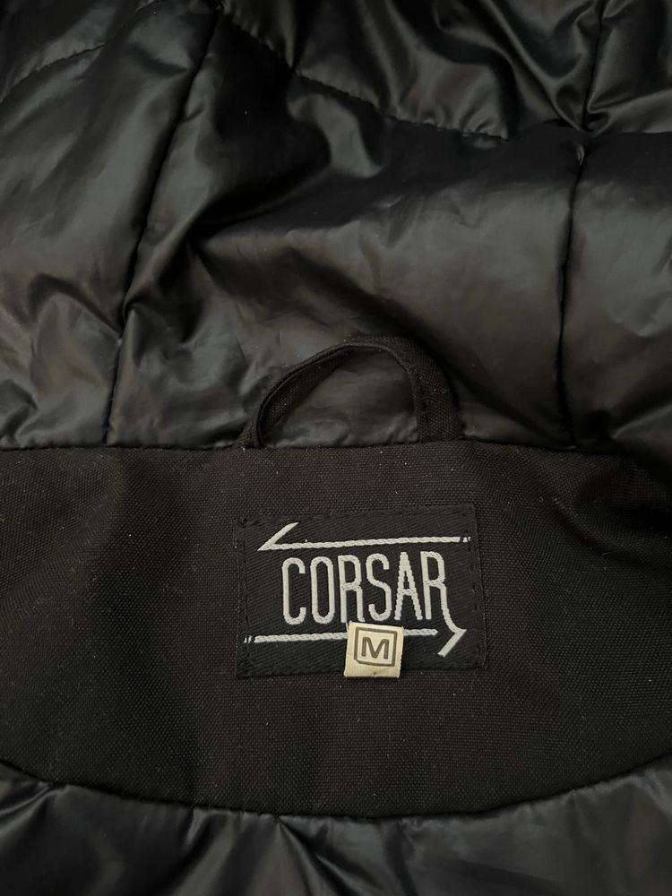 Куртка чорна Corsar на підлітка