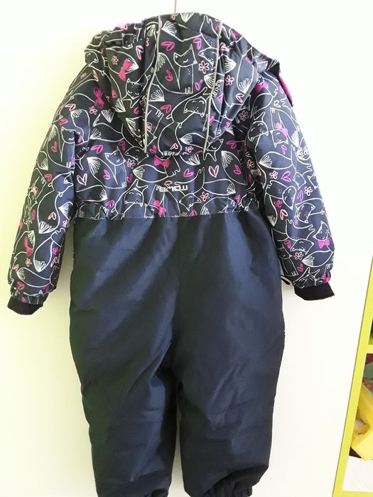 Зимовий комбінезон дитячий для дівчинки