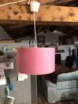 Candeeiro Rosa redondo