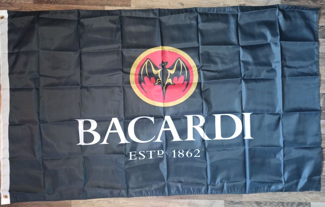 Nowa flaga Bacardi rum 90x150 bar club oldschool garaż ozdoba przezent